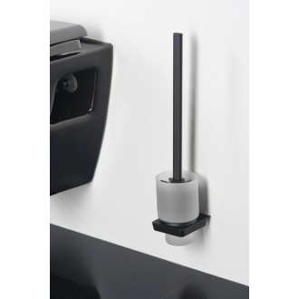 ZEN BLACK nástenná WC kefa 166497