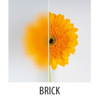 ARLEN štvrťkruhová sprchová zástena 900x900 mm, sklo BRICK BTR900