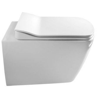 GLANC WC sedátko, Slim soft close, duroplast, biela GC5030