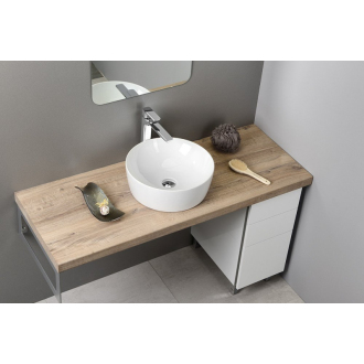 SAND umývadlo na dosku priemer 40 cm, biela 903911