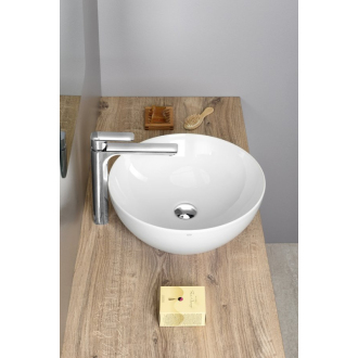 PURA umývadlo na dosku priemer 42 cm, biela 885111