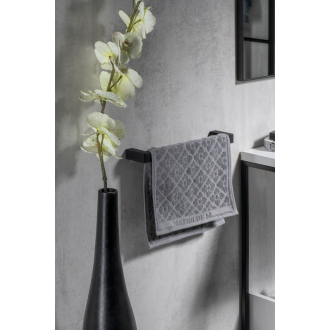 PIRENEI držiak uterákov 350x66mm, čierna mat PI213514