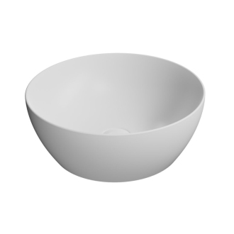 PURA umývadlo na dosku priemer 42 cm, biela mat 885109