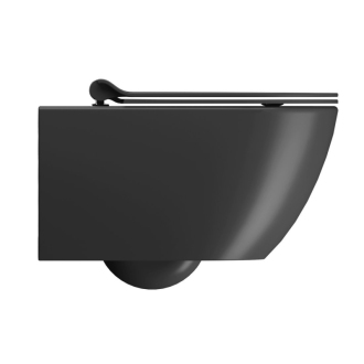 PURA WC závesné, splachovanie SWIRLFLUSH, 55x36 cm, čierna dual-mat 881526