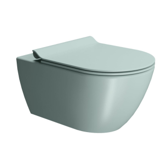 PURA WC závesné, splachovanie SWIRLFLUSH, 55x36 cm, ghiaccio dual-mat 881515