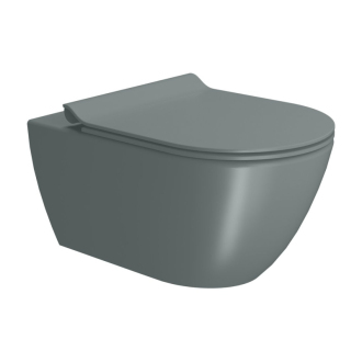 PURA WC závesné, splachovanie SWIRLFLUSH, 55x36 cm, agáve dual-mat 881504