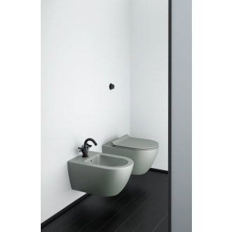 PURA WC závesné, splachovanie SWIRLFLUSH, 55x36 cm, agáve dual-mat 881504