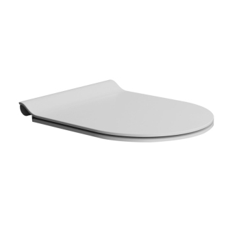 WC sedátko SLIM soft close, duroplast, biela mat/chróm MS86CSN09