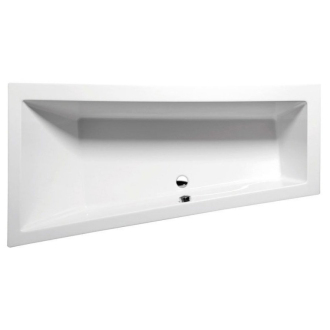 ANDRA L SLIM asymetrická vaňa 180x90x45cm, biela 72872S