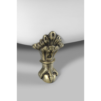 REGATA voľne stojaca vaňa 175x85x61cm, nohy bronz, biela 10121