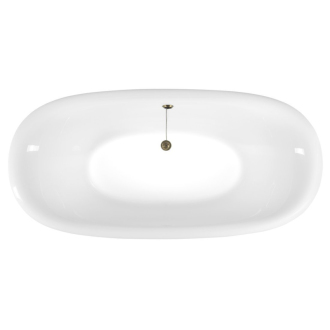 REGATA voľne stojaca vaňa 175x85x61cm, nohy biele, biela 10221