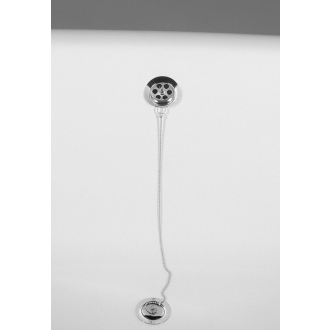 REGATA voľne stojaca vaňa 175x85x61cm, nohy chróm mat, čierna / biela 10251
