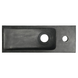 BLOK kamenné umývadlo 38x8x14 cm, antracit 2401-31