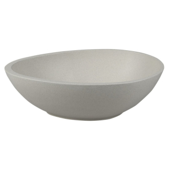 PUNC betónové umývadlo vrátane výpuste, 53x39 cm, béžový granit BH7000