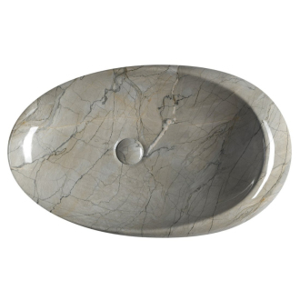 DALMA keramické umývadlo 68x44x16,5 cm, grigio MM313