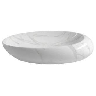 DALMA keramické umývadlo 68x44x16, 5 cm, carrara MM317