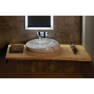 DALMA keramické umývadlo 68x44x16, 5 cm, carrara MM317