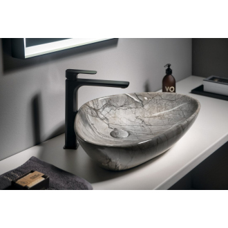 DALMA keramické umývadlo 58,5x39x14 cm, grigio MM213