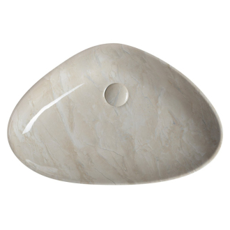 DALMA keramické umývadlo 58,5x39x14 cm, marfil MM227