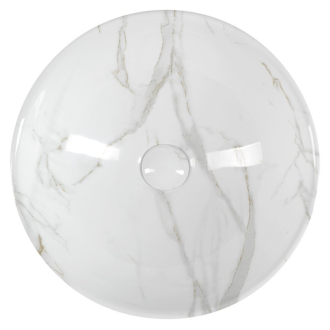 DALMA keramické umývadlo 42x42x16, 5 cm, carrara MM117