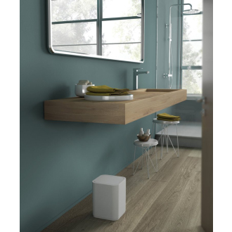 SEVENTY odpadkový kôš výklopný, 8 l, plast ABS, biela 630922