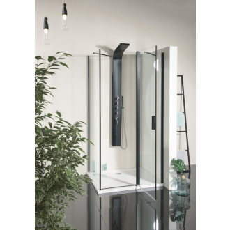 Zoom Line Black obdĺžnikový sprchovací kút 1400x800mm L/P variant ZL1314BZL3280B
