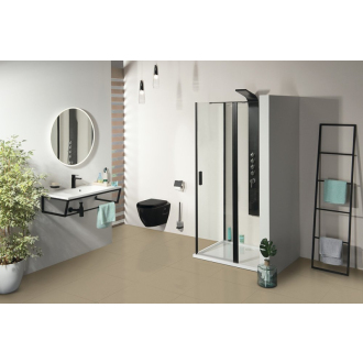 Zoom Line Black obdĺžnikový sprchovací kút 1400x800mm L/P variant ZL1314BZL3280B