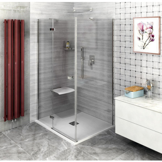 FORTIS LINE štvorcový sprchovací kút 800x800 mm, L variant FL1080LFL3580