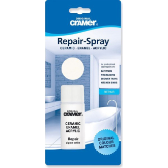 REPAIR SPRAY farba na opravu keramiky, smaltu a akrylu 50ml, biela CA-17080