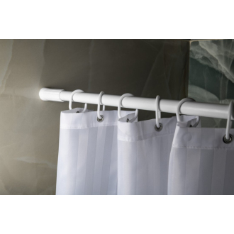 Teleskopická rozperná tyč 110-200 cm, hliník, biela TC200