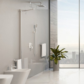 Omnires MARINA DNR90XCRTR Walk-in 90, chróm