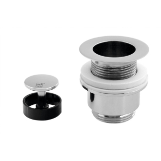 Neuzatvárateľná okrúhla výpusť pre umývadlá bez prepadu, V 30-45 mm, chróm 147.545.5