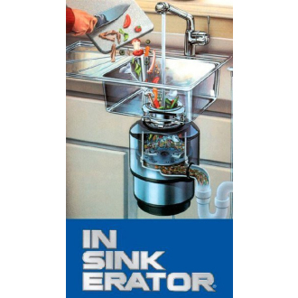 IN SINK drezový drvič kuchynského odpadu, 230V, 380W, pneu. spínač MODEL56
