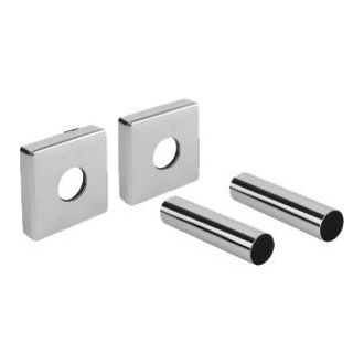 Set krycích roziet hranatých, brúsená nerez CP812