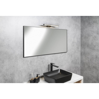 AROWANA zrkadlo v ráme 500x800mm, čierna mat AWB5080