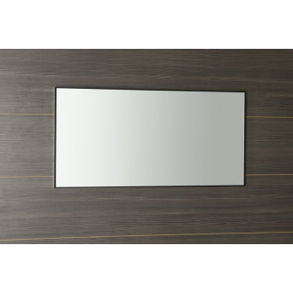 AROWANA zrkadlo v ráme 1000x500mm, čierna mat AWB1050