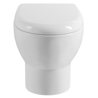 ABSOLUTE závesná WC misa, Rimless, 50x35 cm, biela 10AB02002
