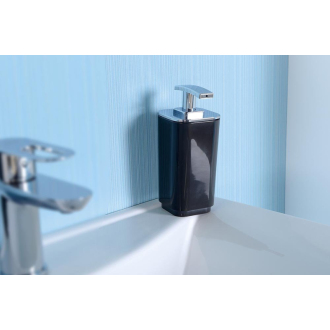 Aqualine SEVENTY dávkovač mydla na postavenie, čierna 638214