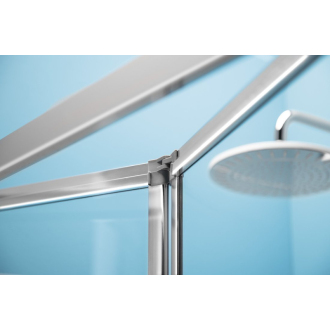 EASY LINE štvorcový sprchovací kút 800x800mm, skladacie dvere, L/P variant, číre sklo