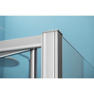 EASY LINE obdĺžnikový sprchovací kút 800x900mm, skladacie dvere, L/P variant, číre sklo