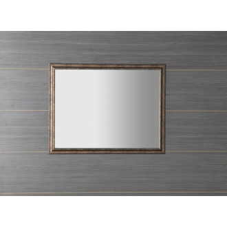ROMINA zrkadlo v drevenom ráme 680x880mm, bronzová patina NL397