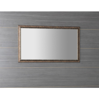 ROMINA zrkadlo v drevenom ráme 580x980mm, bronzová patina NL398