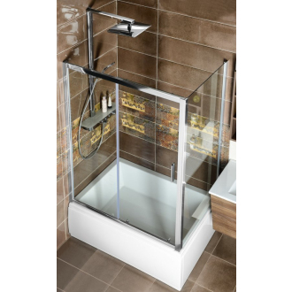 DEEP sprchové dvere 1100x1650mm, číre sklo MD1116