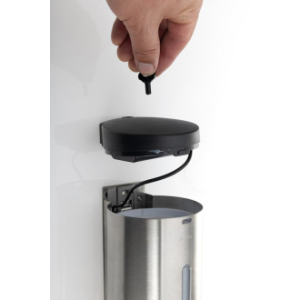 Bezdotykový dávkovač tekutého mydla 650 ml, nerez SE071