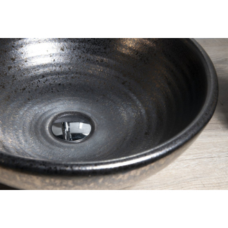 ATTILA keramické umývadlo, priemer 42,5 cm, metalická meď DK010