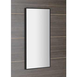 AROWANA zrkadlo v ráme 350x900mm, čierna mat AWB3590