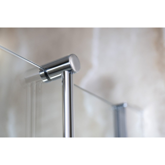 Závesný držiak uterákov na sprchovú zástenu 600x730x125mm, chróm 1301-09