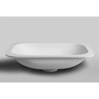 IMPALA umývadlo pod dosku 588x166x355mm, Rockstone, biela mat IM540