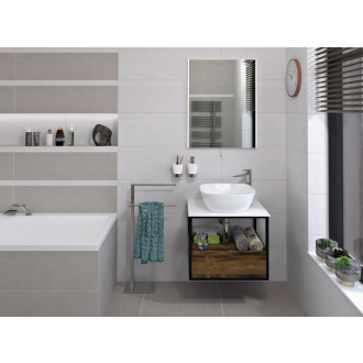 SKARA doska Rockstone 595x12x470 mm, biela mat (CG022) CG022-0101