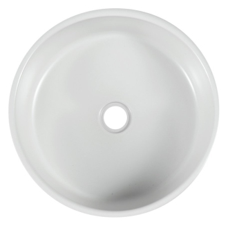 PRIORI keramické umývadlo, priemer 41 cm, 15 cm, biela s modrým vzorom PI027